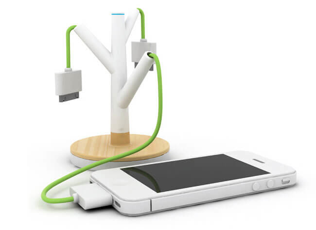 Концепт зарядки Giving Tree. Фото.