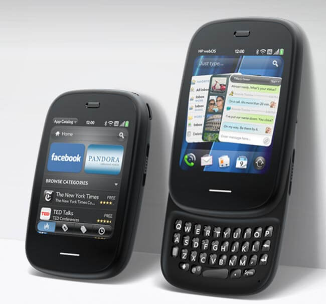 HP Veer. Еще один смартфон на базе webOS. Фото.