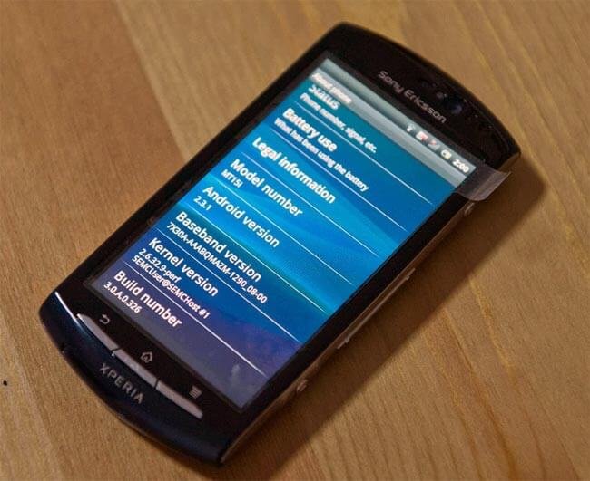 Sony Ericsson Xperia Neo в действии. Фото.