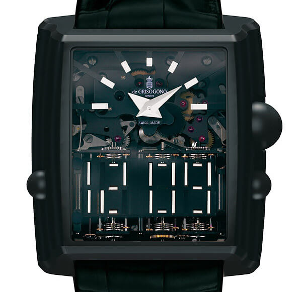 De Grisogono Meccanico dG: симулятор цифровых часов. Фото.
