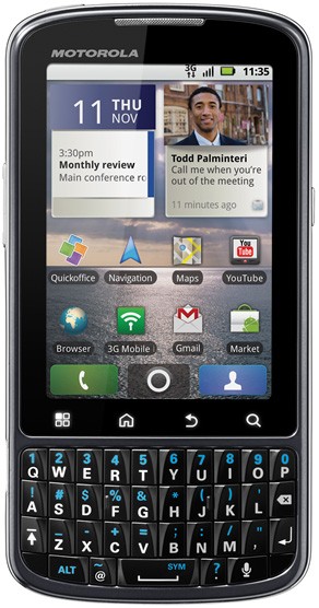 Motorola Pro (он же Droid Pro) анонсирован для рынка Европы. Фото.