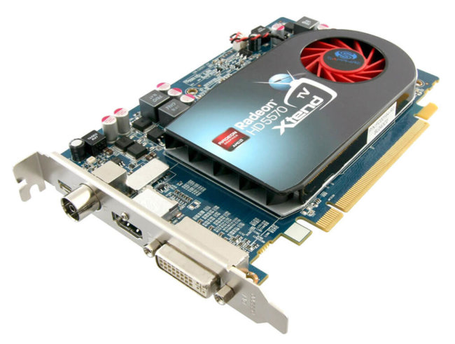 Sapphire HD 5570 XtendTV – видеокарта с встроенным ТВ-тюнером. Фото.