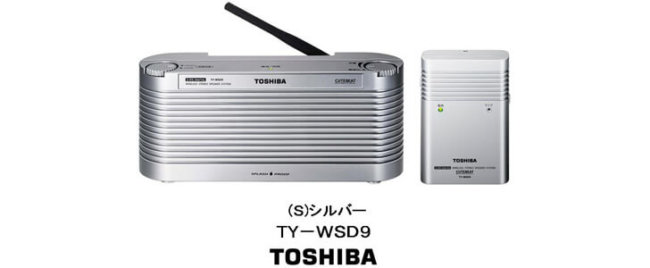 Беспроводной динамик Toshiba TY-WSD9. Фото.