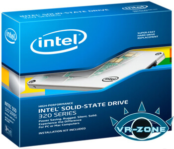 НовыеSSD-накопители Intel 320 Series. Фото.