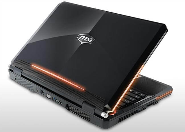 Игровой ноутбук MSI GX680. Фото.