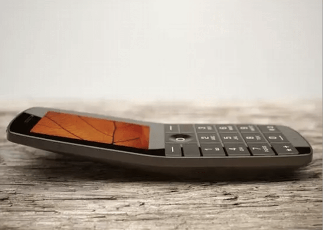 Huawei Folded Leaf Phone — концепт «натурального» телефона. Фото.