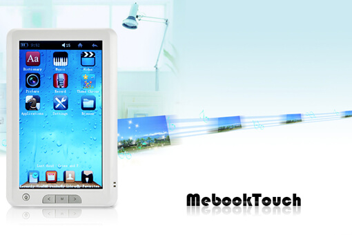 Mebook Touch — недорогой e-book ридер. Фото.