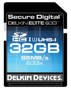 Delkin 633x — очень быстрые карты памяти SDHC. Фото.
