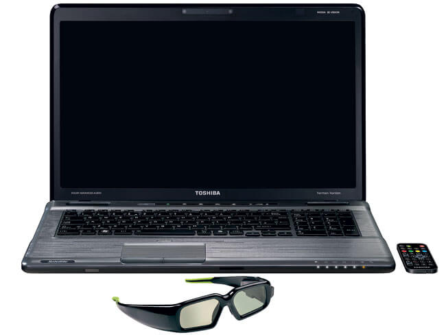 Два новых ноутбука с технологией 3D от Toshiba. Фото.