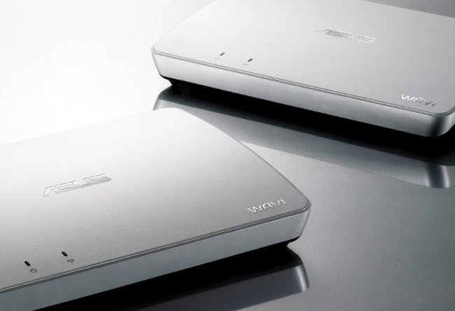 Беспроводные WHDI-наборы от Asus. Фото.