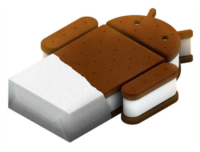 ОС Android Ice Cream Sandwich для планшетников и смартфонов. Фото.