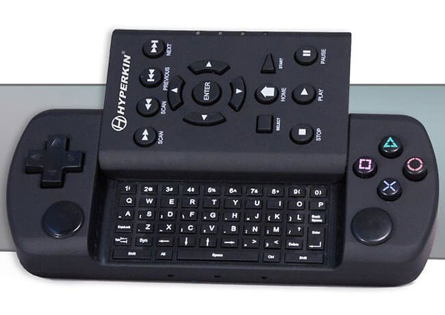 Hyperkin PS3 Remotext: пульт д/у, клавиатура и геймпад в одном флаконе. Фото.