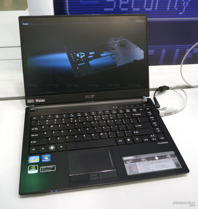 Computex 2011: ACER TravelMate 8481. Фото.