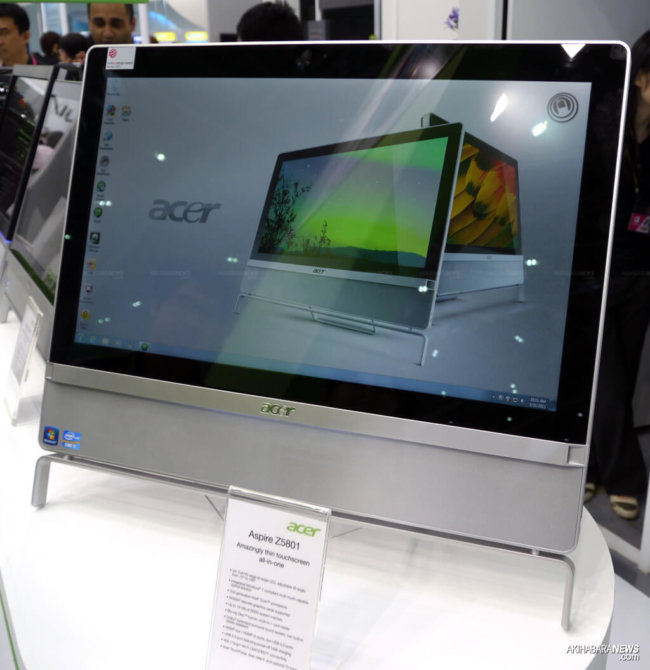 Computex 2011: моноблок ACER Z5801 на базе i7. Фото.