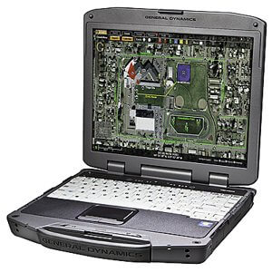 Релиз прочного ноутбука General Dynamics Itronix GD8200. Фото.