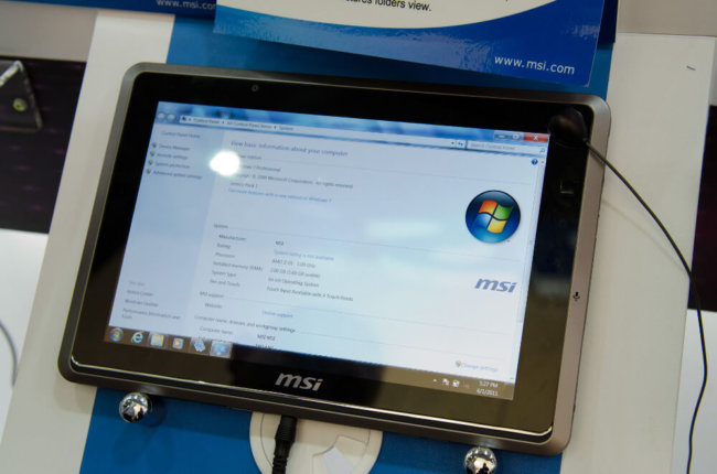 MSI WindPad 110W на базе AMD Z-01. Фото.