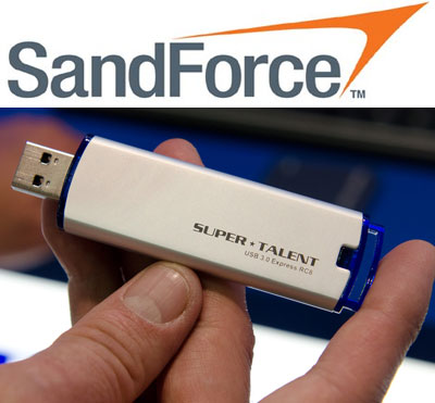 Super Talent представила флэшку на базе процессора SandForce SSD. Фото.