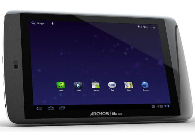Archos G9 начнут продавать в сентябре. Цены начнутся с 300 долларов. Фото.
