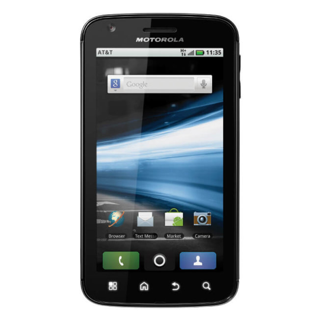 Motorola ATRIX 4G получит обновление ПО. Фото.