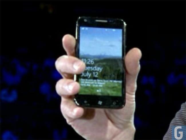 Samsung Galaxy S II с операционной системой Windows Phone 7 подтвержден. Фото.