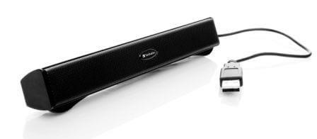 Verbatim Portable USB Audio Bar добавит ноутбуку музыкальности. Фото.