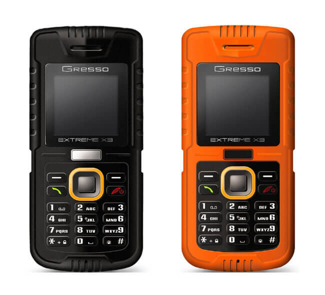 Gresso Extreme X3: самый «неубиваемый» телефон в мире. Фото.