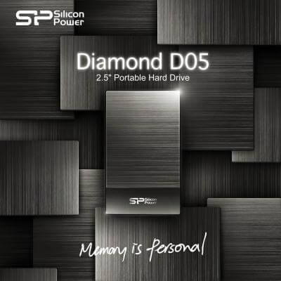 Silicon Power представила внешний жесткий диск Diamond D05 USB 3.0. Фото.