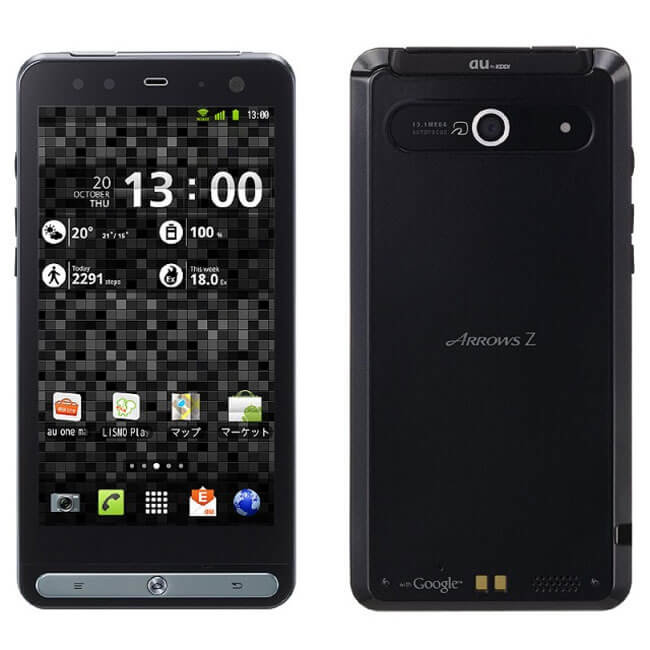 Анонсирован Arrows Z — HD Android-смартфон для Японии. Фото.