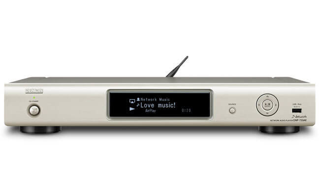 Сетевой аудиоплеер Denon DNP-720AE с поддержкой Airplay. Фото.