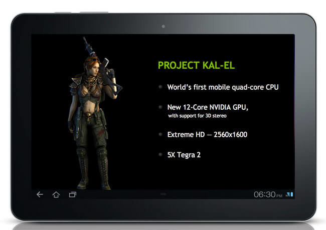 NVIDIA подтвердила информацию о том, что первые планшеты на базе Kal-El появятся в этом году. Фото.