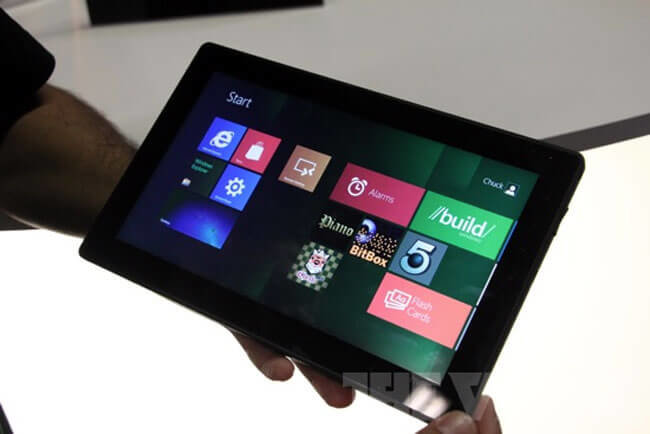Windows 8 на планшете под управлением NVIDIA Kal-El. Фото.