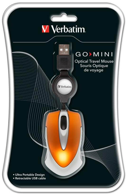 Verbatim выпустила миниатюрную мышку Go Mini. Фото.