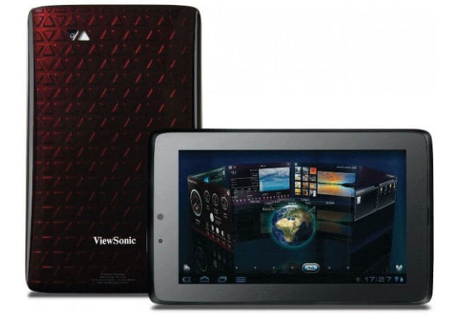 Viewsonic анонсировала планшеты ViewPad 10pro, 7e и 7x. Фото.