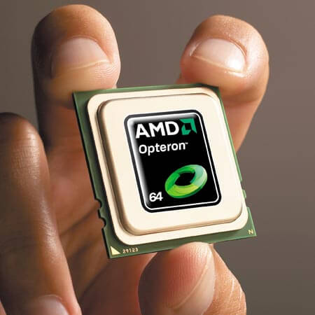 Линейка процессоров AMD Opteron 3200 также представлена. Фото.