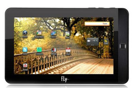 Fly выпустила 7-дюймовый планшет Fly Vision. Фото.
