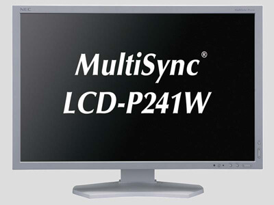 NEC представила профессиональный монитор MultiSync LCD-P241W. Фото.