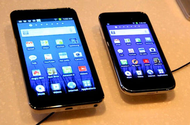 Мультимедийные плееры Samsung Galaxy Player 4 и 5 доступны в рознице США. Фото.