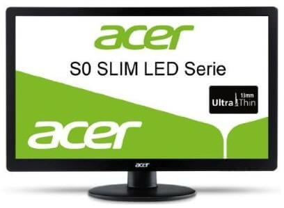 Acer представила линейку ультратонких мониторов S0. Фото.