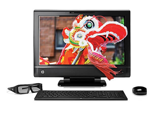 HP представила моноблок TouchSmart 620 3D. Фото.