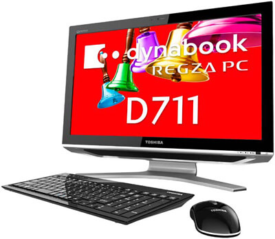 Toshiba выпустила моноблок Dynabook REGZA PC D711/WTTDB. Фото.