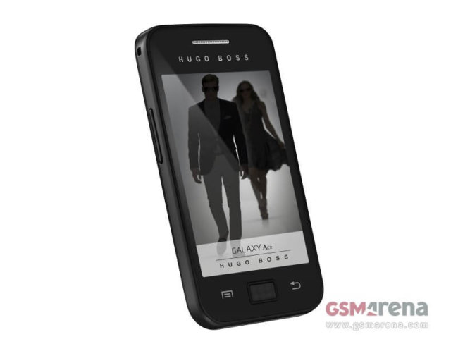 Смартфон Samsung Galaxy Ace Hugo Boss Edition. Фото.