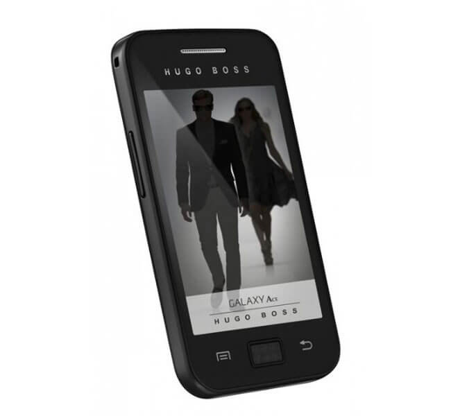 Hugo Boss Samsung Galaxy Ace начали продавать во Франции. Фото.