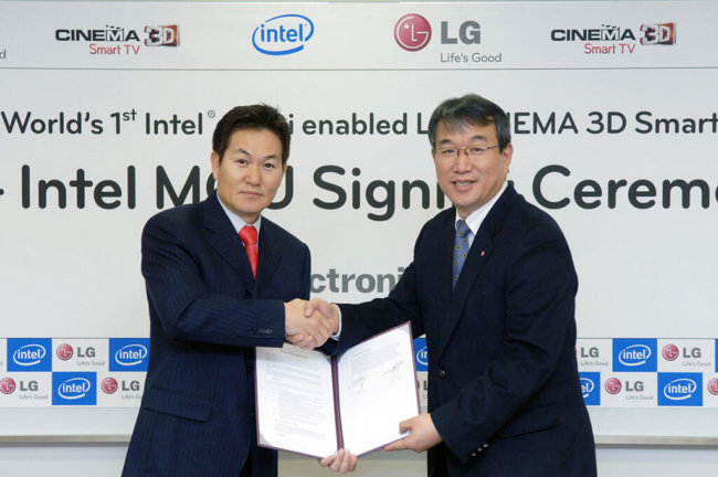LG и Intel подписали соглашение на использование технологии Intel Wireless Display. Фото.