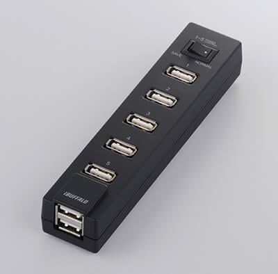Buffalo-BSH7AE03-7-Port-USB-Hub-1
