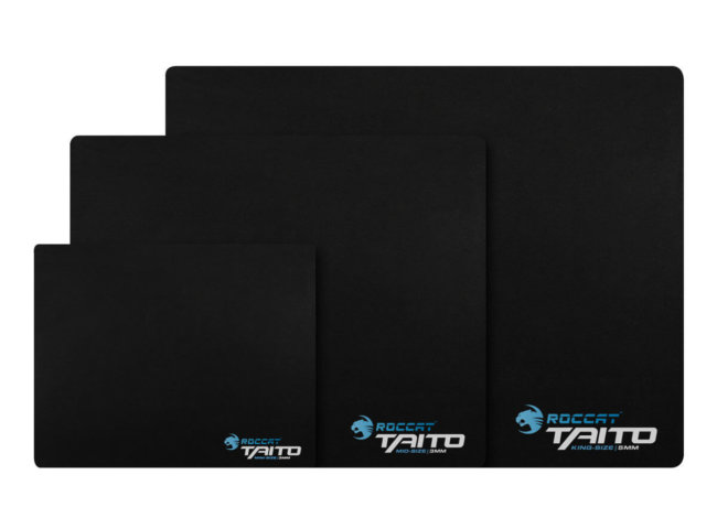 Игровые коврики ROCCAT Taito для геймеров. Фото.