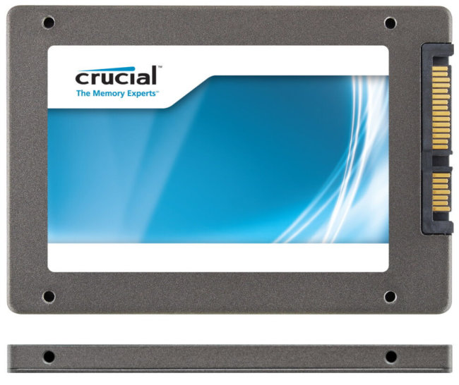 Crucial представила ультратонкую версию (7мм) популярных накопителей Crucial m4. Фото.