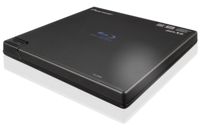 Pioneer представила портативный пишущий Blu-ray привод BDR-XD04. Фото.