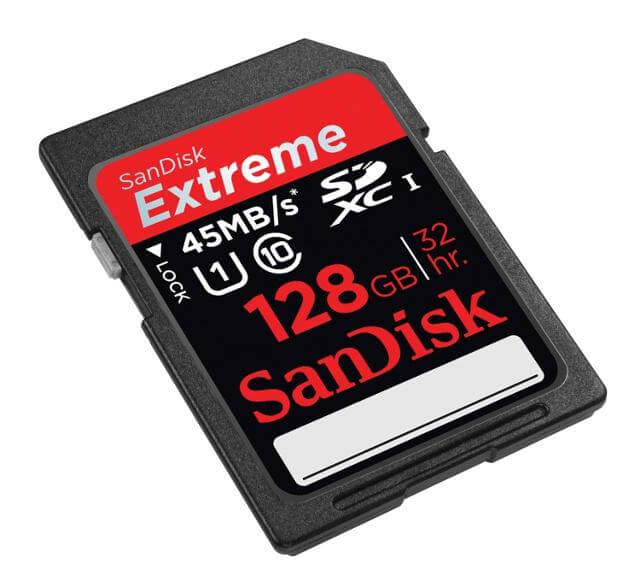 SanDisk анонсировала карту памяти SDXC 128GB. Фото.