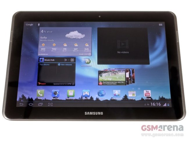 Samsung Galaxy Tab 2 10.1 на базе ICS представлен официально. Фото.