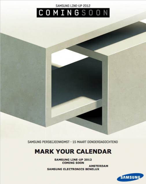 Samsung Line-up 2012
